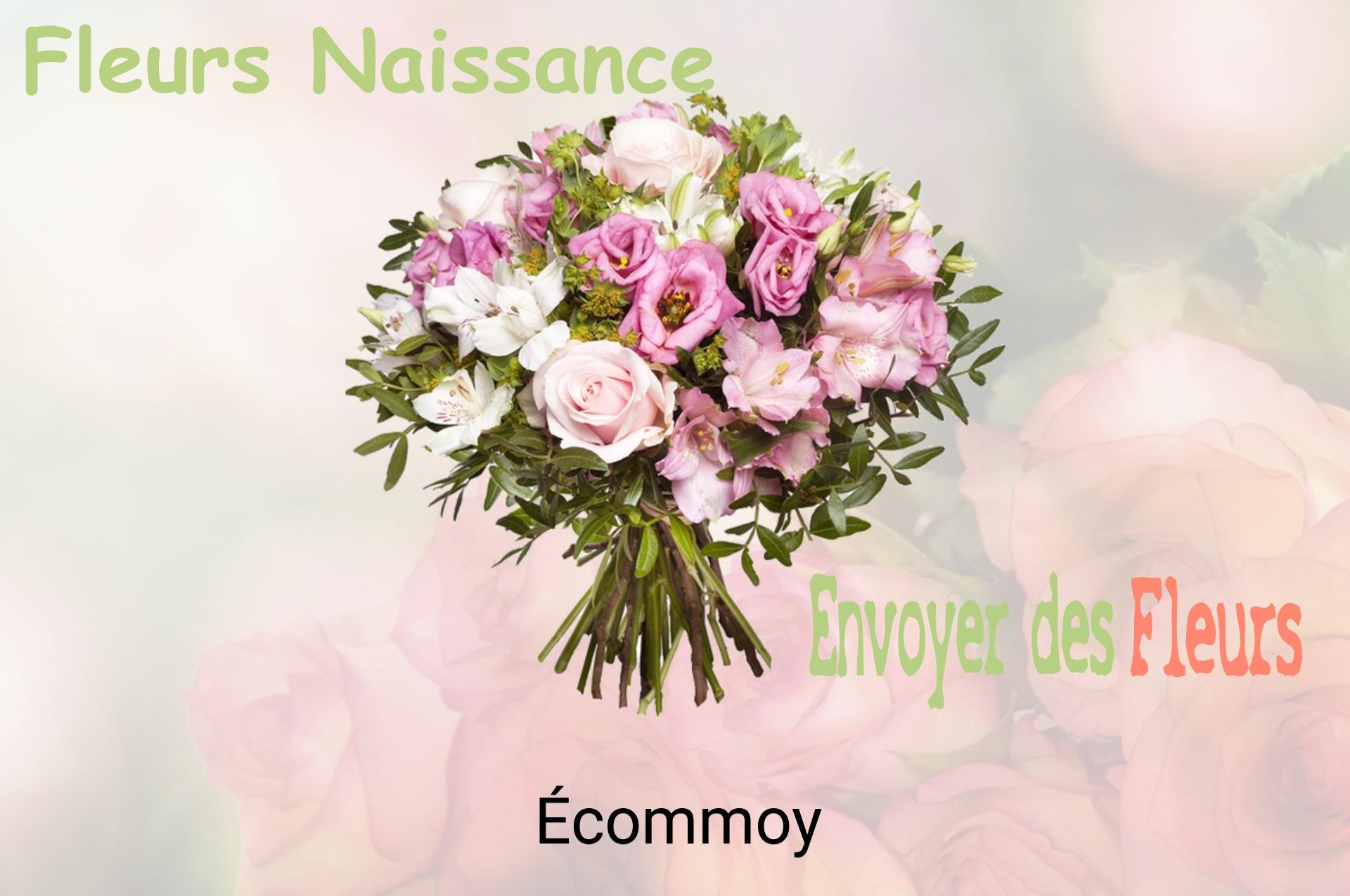 Bouquet de fleurs de naissance livré à Écommoy